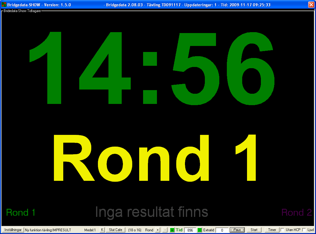 Bilden visar timermode